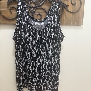 Black and White Women's Top
